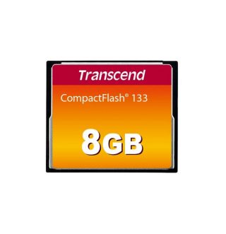 Transcend 8GB, CF карта, MLC, 133x