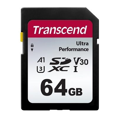 Transcend 64GB SD карта UHS-I U3 A1 Ultra Performance