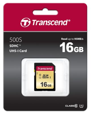 Transcend 16GB SD карта UHS-I U1, MLC