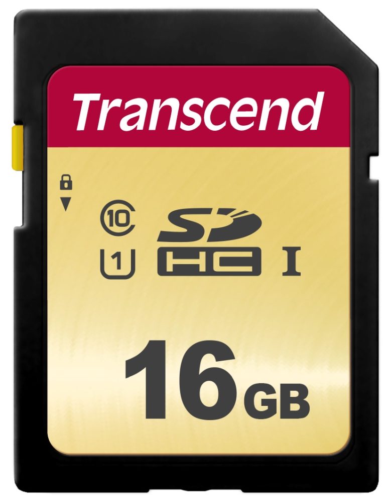 Transcend 16GB SD карта UHS-I U1, MLC