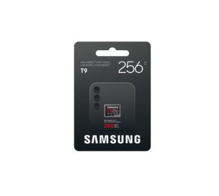 Samsung 256GB micro SD Card T9 UHS-I Read 200MB/s - Write 130MB/s Class 10 U3 V30 A2