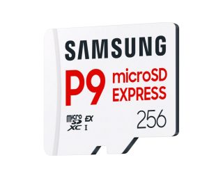 Samsung 256GB micro SD карта P9 Express UHS-I Четене 65K IOPS, UHS-I 2K IOPS - Писане 52K IOPS, UHS-I 2K IOPS Class 10 U3 V30 A1