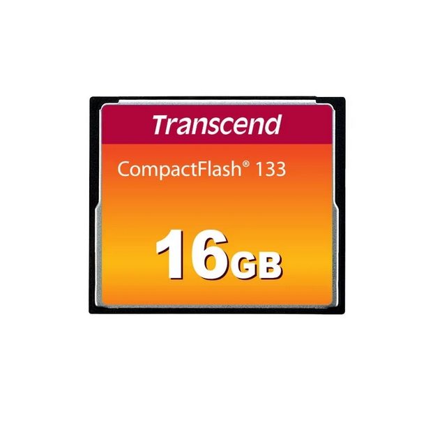 Transcend 16GB CF карта, MLC, 133X