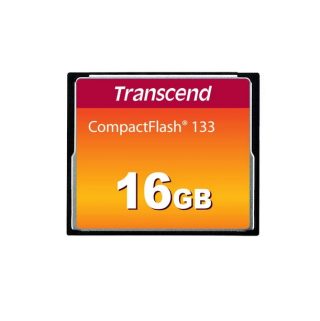 Transcend 16GB CF карта, MLC, 133X