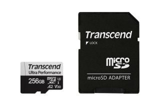 Transcend 256GB micro SD с адаптер UHS-I U3 A2 Ultra Performance