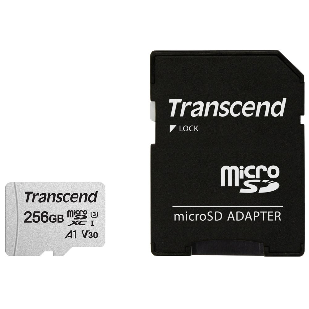 Transcend 256GB microSD карта с адаптер UHS-I U3 A1
