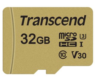 Transcend 32GB micro SD UHS-I U3 (с адаптер), MLC