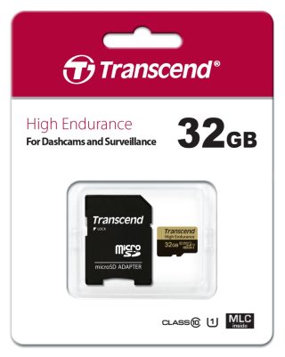 Transcend 32GB microSDHC карта (Class 10) Video Recording