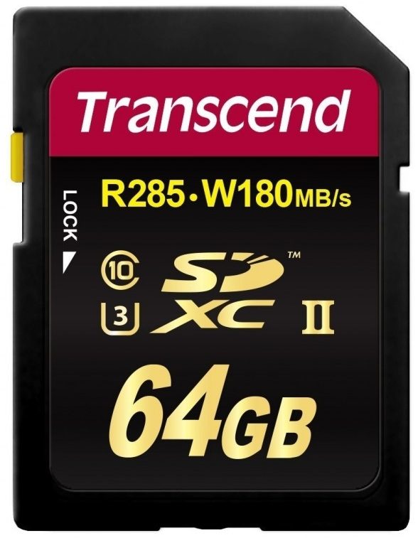 Transcend 64GB SDXC Class 3 UHS-II Card