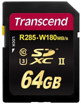 Transcend 64GB SDXC Class 3 UHS-II Card