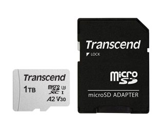 Transcend 1TB microSD с адаптер UHS-I U3 A2