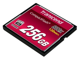 Transcend 256GB CF карта (800x)