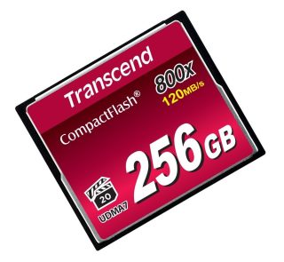 Transcend 256GB CF карта (800x)