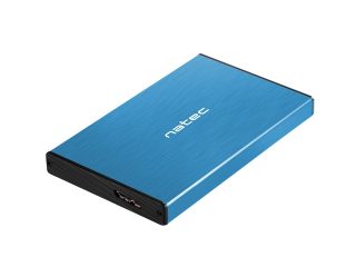 Natec външна кутия за HDD/SSD Rhino Go SATA 2.5" USB 3.0 Син