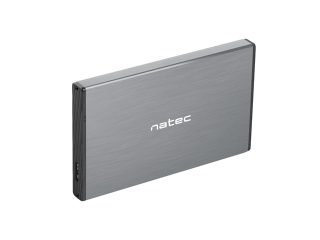 Natec Външна кутия за HDD/SSD Rhino Go SATA 2.5" USB 3.0 Сива