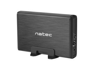 Natec Външна кутия за HDD/SSD Rhino SATA 3.5" USB 3.0 Алуминиева Черна