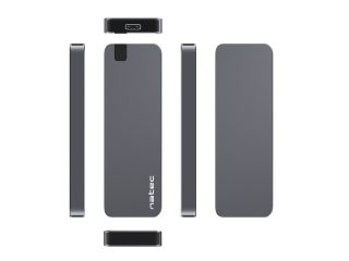 Natec външна кутия за SSD Rhino M.2 NVMe USB-C 3.1 Gen 2, алуминий