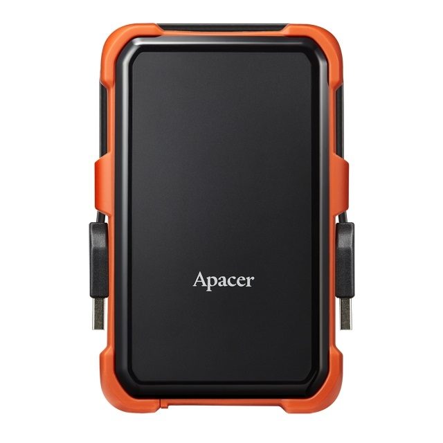 Apacer AC630, 2TB 2.5" SATA HDD USB 3.2 Military-Grade Shockproof Portable Hard Drive