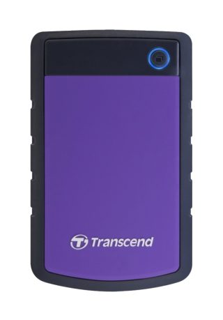 Transcend 1TB, 2.5" Portable HDD, StoreJet H3, Purple, Anti-shock