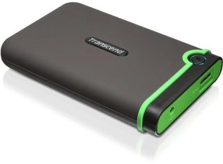 Transcend 1TB, 2.5" Portable HDD, StoreJet M3, Iron Gray, Slim