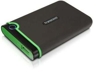 Transcend 2TB, 2.5" преносим HDD, StoreJet M3, железно сив, тънък