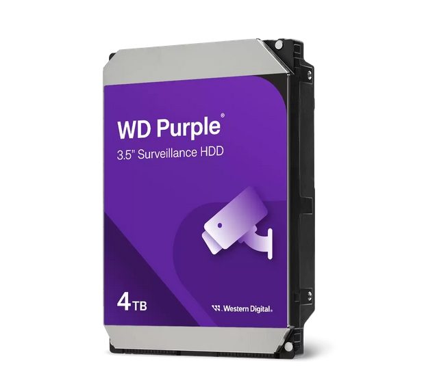 Western Digital Purple 4TB (3.5'', 128MB, SATA 6Gb/s)