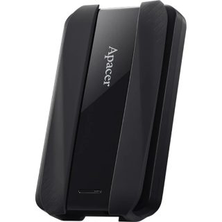 Apacer AC533, 5TB 2.5" SATA HDD USB 3.2 Portable Hard Drive Plastic / Rubber Jet black