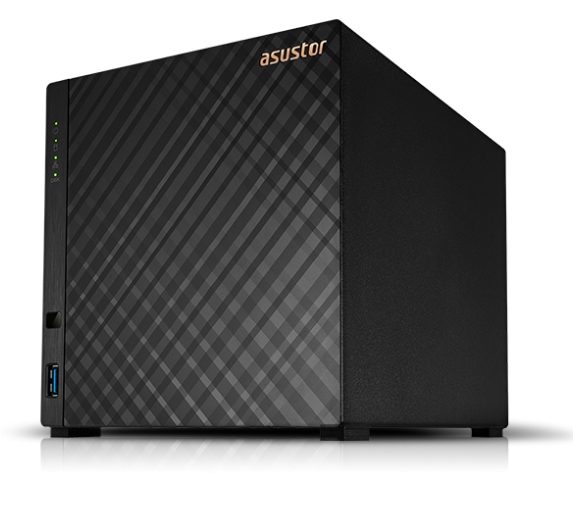 Asustor AS1204T 4-байтов NAS, Realtek RTD1619B, Quad Core 1.7 GHz, 1GB DDR4, 2.5GbE