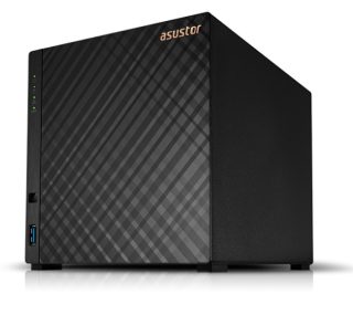 Asustor AS1204T 4-байтов NAS, Realtek RTD1619B, Quad Core 1.7 GHz, 1GB DDR4, 2.5GbE