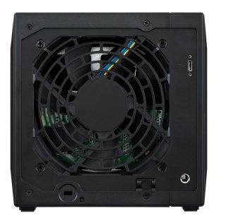 Asustor AS5004U, USB Expansion Unit, 4 Bay NAS Storage Capacity Expander, 4 x SATA3 6Gb/s, 3.5"/2.5" HDD/SSD, 1 x Type C, Черен