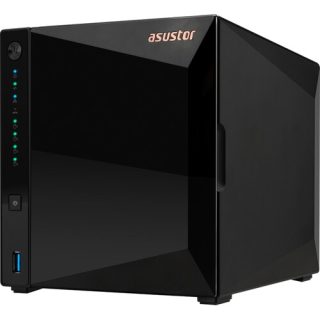 Asustor AS3304T_V2, 4-bay NAS, Realtek RTD1619B, Quad-Core, 1.7GHz, 2GB DDR4 (неразширяема), 2.5GbE x1, USB3.2 Gen1 x3, WOW (Wake on WAN), инсталация без инструменти, с гореща смяна на дисковете, хардуерно криптиране, MyArchive, EZ Connect, EZ Sync, WoL, System Sleep