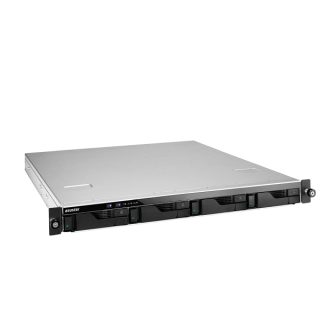 Asustor AS6504RS 4-bay NAS, Intel Atom C3538 Quad-Core 2.1GHz, 8GB DDR4 SO-DIMM (Max 128GB), GbE x2, 2.5GbE x2, PCIe Gen3, Rail Kit