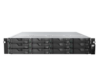 Asustor AS7212RDX 2U 12-bay NAS, AMD Ryzen 7 Pro 7745 Octa-Core 3.8GHz (до 5.3GHz), 16GB ECC DDR5-4800 UDIMM (макс. 192GB), 12x SATA3 6Gb/s; 3.5"/2.5" HDD/SSD, 1x M.2 NVMe слот (PCIe Gen5 x4), 2x GLAN 2x 10GLAN (10G/1G), резервирано 550W, Rail Kit, черен