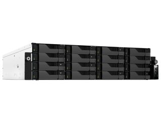 Asustor AS7216RDX, 3U 16-bay NAS, AMD Ryzen 7 Pro 7745 Octa-Core 3.8GHz (до 5.3GHz), 16GB ECC DDR5-4800 UDIMM (макс. 192GB), 12x SATA3 6Gb/s; 3.5"/2.5" HDD/SSD, 1x M.2 NVMe слот (PCIe Gen5 x4), 2x GLAN 2x 10GLAN (10G/1G), резервирано 550W, Rail Kit, черен