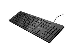 Natec Keyboard Herring US, Black, Slim
