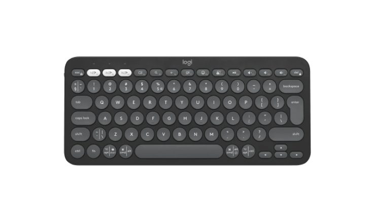 Logitech Pebble Keys 2 K380s - TONAL GRAPHITE - US INT'L - BT - N/A - INTNL-973 - UNIVERSAL