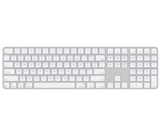 Apple Magic Keyboard (2024) с Touch ID и цифрова клавиатура - US English - бели клавиши