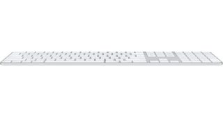Apple Magic Keyboard (2024) с Touch ID и цифрова клавиатура - International English - Бели клавиши