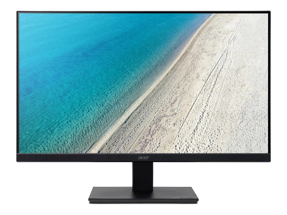 Монитор Acer Vero V227QE3biv, 21.5" FHD (1920x1080), IPS, 100Hz, 100M:1, 250nits, 4ms (GTG), LED, ZeroFrame, Anti-Glare, FreeSync, Flicker-Less, BlueLightShield, HDMI, VGA, VESA, Енергиен клас E, Черен, 3Y