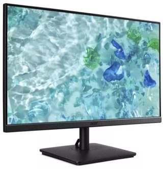 Монитор Acer Vero V247YGbmipx, 23.8" FHD (1920x1080), IPS, 120Hz, 100M:1, 250nits, 4ms (GTG)/1ms(VRB), HDMI, DP, VGA, Audio In/Out, Adaptive Sync, ZeroFrame, VisionCare 2.0, Speakers, Energy Class C, Black, 3Y