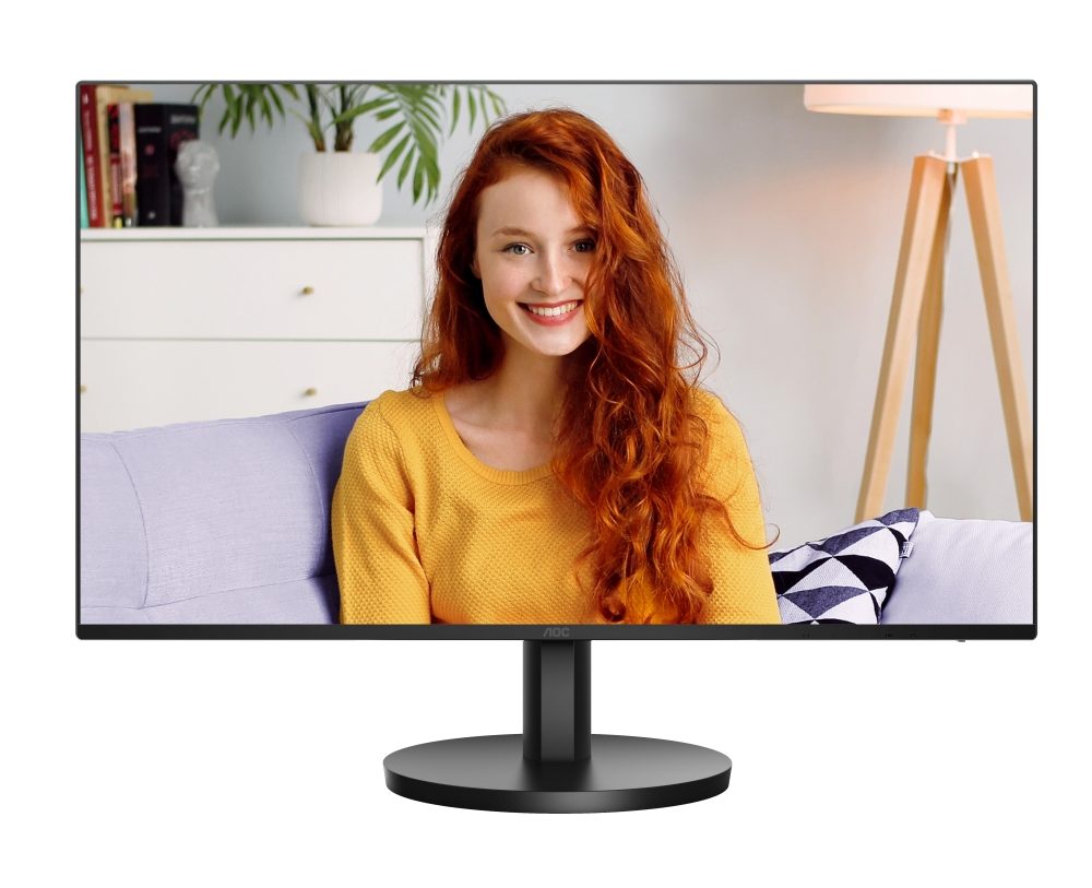 AOC 27B3HA2, 27" IPS WLED, 1920x1080@100Hz, 4ms GtG, 1ms MPRT, 250cd/m2, 1300:1, 20M:1 DCR, Adaptive Sync, FlickerFree, Low Blue Mode, 2Wx2, Tilt, D-SUB, HDMI
