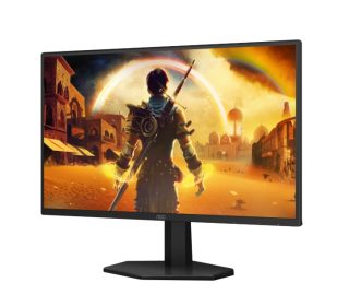 AOC 25G42E 24.5" Fast IPS WLED гейминг монитор, 1920x1080@180Hz, 1ms GtG, 0.5ms MPRT, 300cd/m², 1000:1, 80M:1, Adaptive Sync, FlickerFree, Low Blue Light, Tilt, HDMI, DP