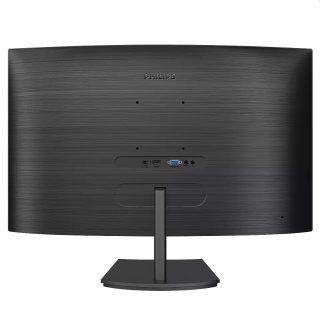Монитор Philips 241E1SCA, 23.6" Извит 1500R VA WLED, 1920x1080@75Hz, 4ms GTG, 250cd/m2, 3000:1, Mega Infinity DCR, FreeSync/Adaptive Sync, FlickerFree, Low Blue Mode, 3Wx2, Tilt, D-SUB, HDMI