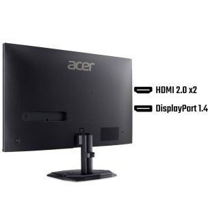 Acer Nitro KG240YW3bmiipx 23.8" FHD IPS геймърски монитор, 240Hz, FreeSync Premium, черен