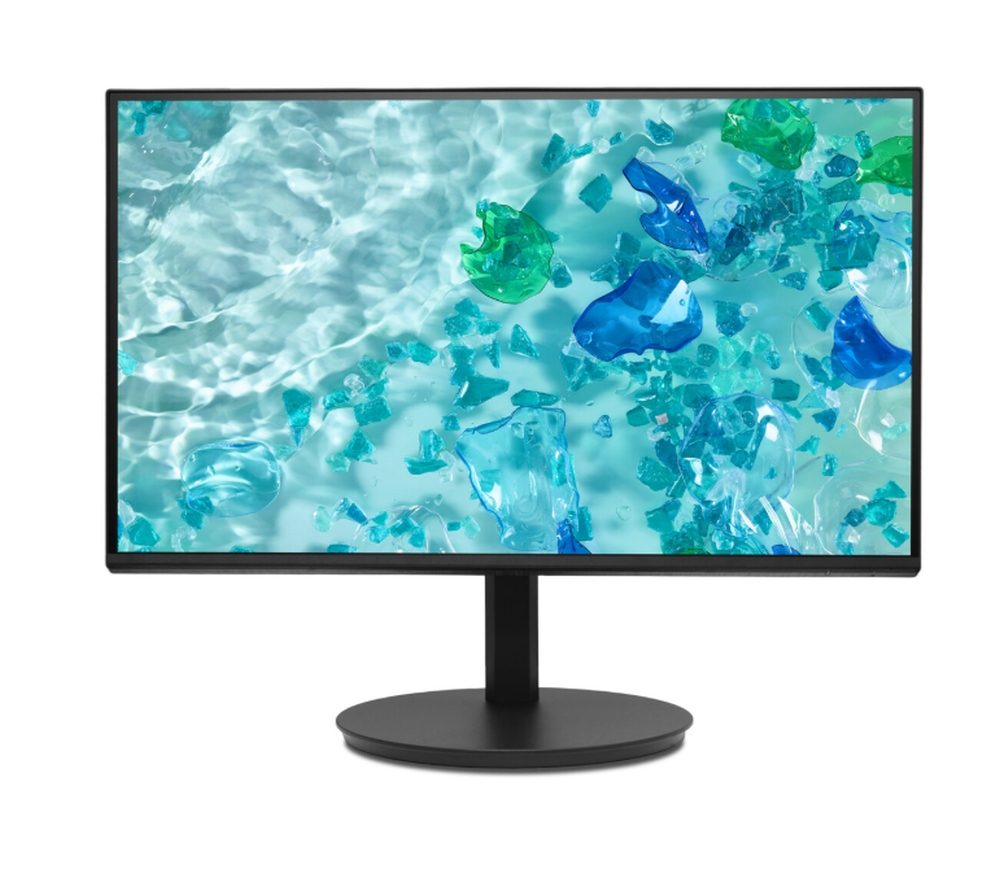 Монитор Acer Vero CB242YP6bmiprx, 23.8" FHD (1920x1080), IPS, 144Hz, 100M:1, 250nits, 4ms (GTG)/1ms(VRB), Adaptive Sync, VGA, HDMI, DP, Audio In/Out, ZeroFrame, Speakers, Ergostand, EnergyStar, EPEAT Gold, Energy Class B, Black, 3Y
