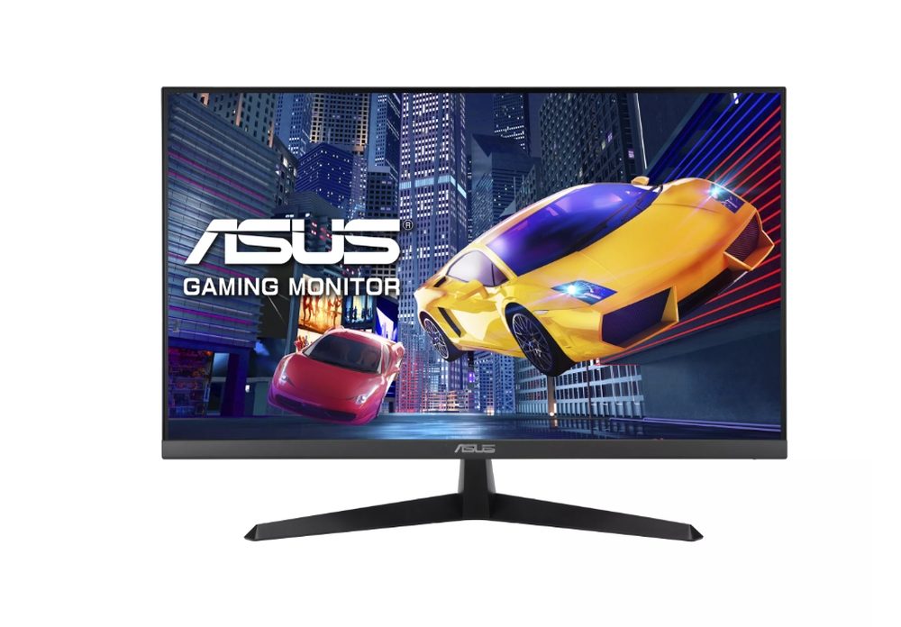 ASUS VY279HGR Eye Care Gaming Monitor, 27" FHD (1920 x 1080), IPS, 120Hz(OC), SmoothMotion, 1ms (MPRT), Adaptive Sync, Eye Care Plus технология, Blue Light Filter, Flicker Free, антибактериално покритие, черен