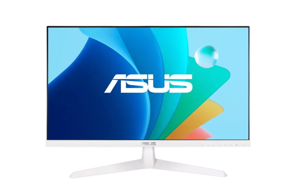 ASUS VY249HF-W Eye Care Gaming Monitor, 24", FHD (1920 x 1080), IPS, 100Hz, SmoothMotion, 1ms (MPRT), 250 cd/m², Adaptive Sync, Eye Care Plus, Blue Light Filter, Flicker Free, Бял