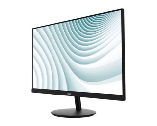 Монитор MSI PRO MP271A, 27", 1ms, 100Hz, IPS, 1920x1080 (FHD), 16:9, ПЛОСЪК, Display Kit App, Adaptive-Sync, EyesErgo, Less Blue Light, 108% SRGB, AG, 300 нита, 1000:1, DP(1.2a), HDMI 1.4b, VGA, Line-in, Високоговорители 2x2W, Наклон, VESA, Черен, 3.9kg