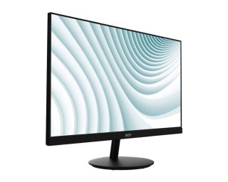 Монитор MSI PRO MP271A, 27", 1ms, 100Hz, IPS, 1920x1080 (FHD), 16:9, ПЛОСЪК, Display Kit App, Adaptive-Sync, EyesErgo, Less Blue Light, 108% SRGB, AG, 300 нита, 1000:1, DP(1.2a), HDMI 1.4b, VGA, Line-in, Високоговорители 2x2W, Наклон, VESA, Черен, 3.9kg