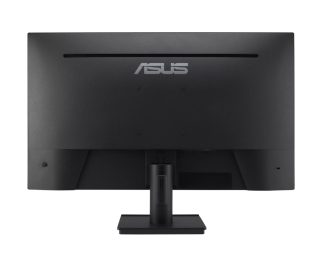 ASUS VA27AQ Eye Care монитор, 27", IPS, QHD, 99% sRGB, без рамка, HDMI, DisplayPort, VGA, 1ms MPRT, стерео високоговорители, ниска синя светлина, без трептене, за стенен монтаж, черен
